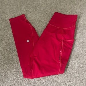 Red Leggings fast and free